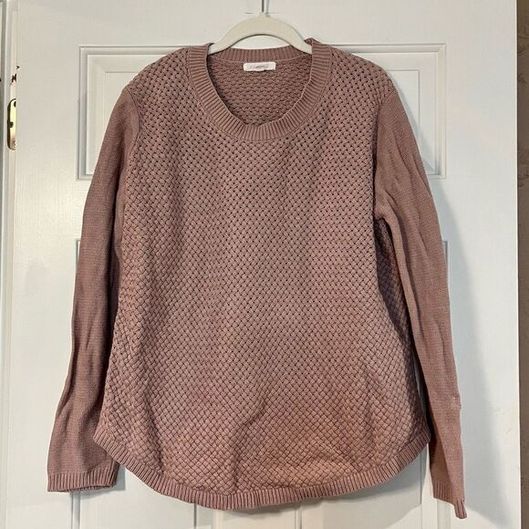 August Mist Women’s Large Pink Sweater - Picture 2 of 10